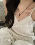 27a71 - LACE CAMI TOP