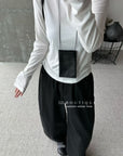 17a108 Cotton long-sleeve top