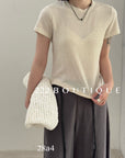 28a4 - SLIM KNIT TOP