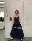 12v49 Tank layered parachute dress