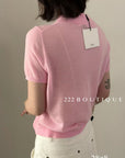 28a8- KNIT POLO TOP