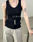 28a1- RIBBED KNIT TANKS