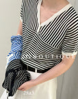 28A3 - STRIED RINGER TEE