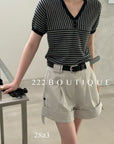 28A3 - STRIED RINGER TEE
