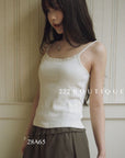 28A65 - RIBBED CAMI TOP