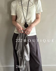 28a11 - DRAPED LAYER TOP