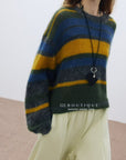 17a92 Striped cashmere sweater