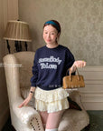 17a87 Basic Letter-Print Sweater