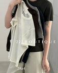 28a4- SLIM KNIT TEE