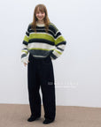 17a92 Striped cashmere sweater