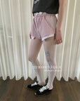 12q25 Layered cotton boxer shorts