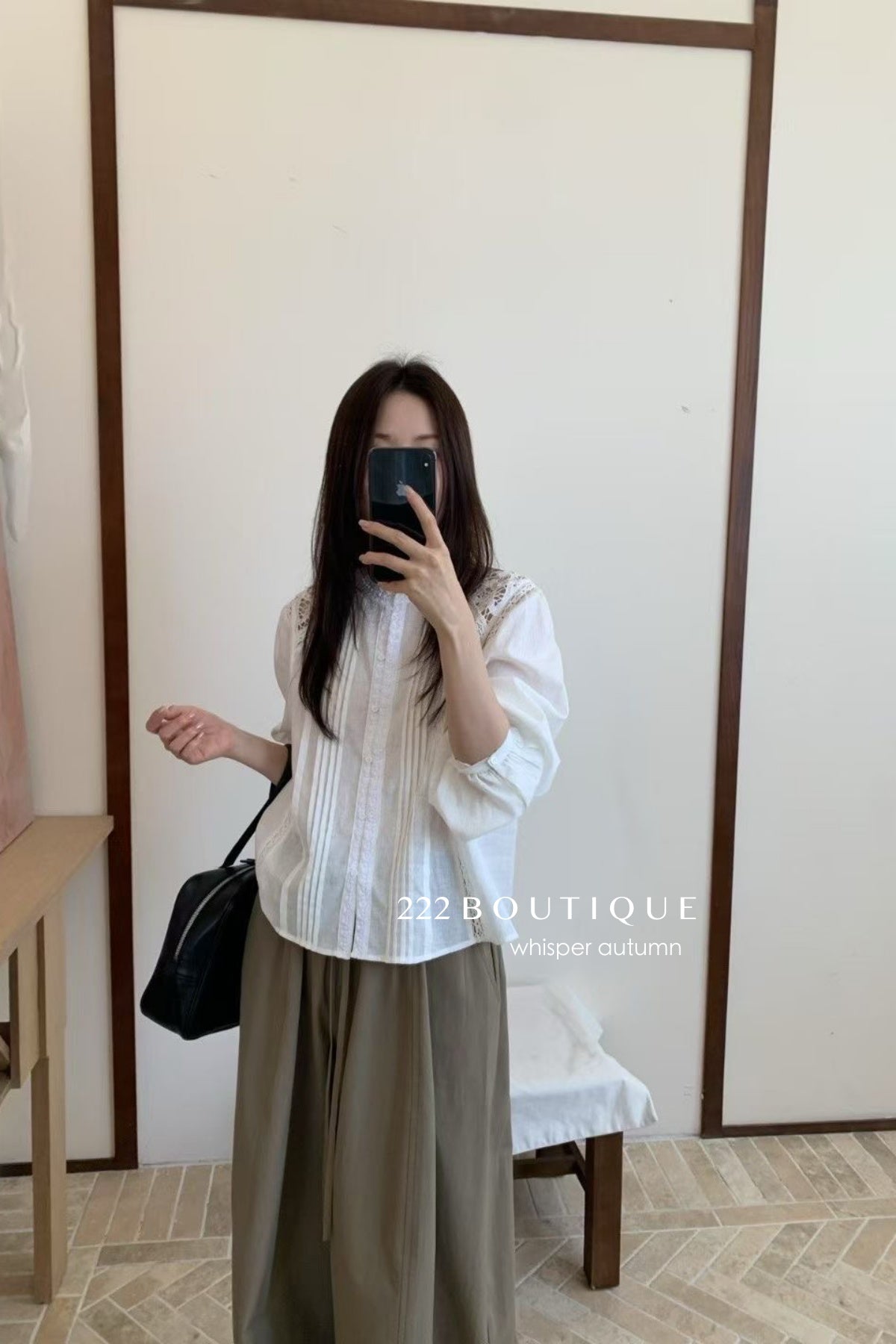 17a10 Basic cotton-blend shirt
