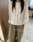 17a10 Basic cotton-blend shirt