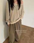 17a12 Off-shoulder Mongtoghi knit