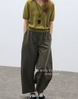 17q12 y elastic-waist pants