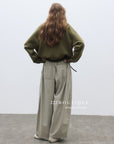 17q12 y elastic-waist pants