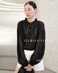 25a87 - VINTAGE SHEER BLOUSE