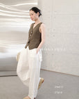 25a211- LINEN VEST