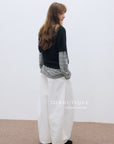 17q11 Corduroy elastic-waist pants