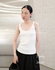 27A96- RIBBED KNIT TANK