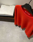 17a19 Round-neck cashmere sweater