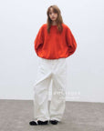 17a19 Round-neck cashmere sweater