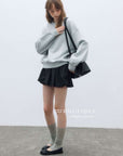 17a19 Round-neck cashmere sweater