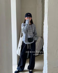 17q15 Cotton jogger trousers with elastic wais