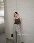 16a1 Spaghetti strap top with front buttons