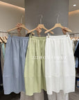 13v60 Linen midi skirt – pastel palette