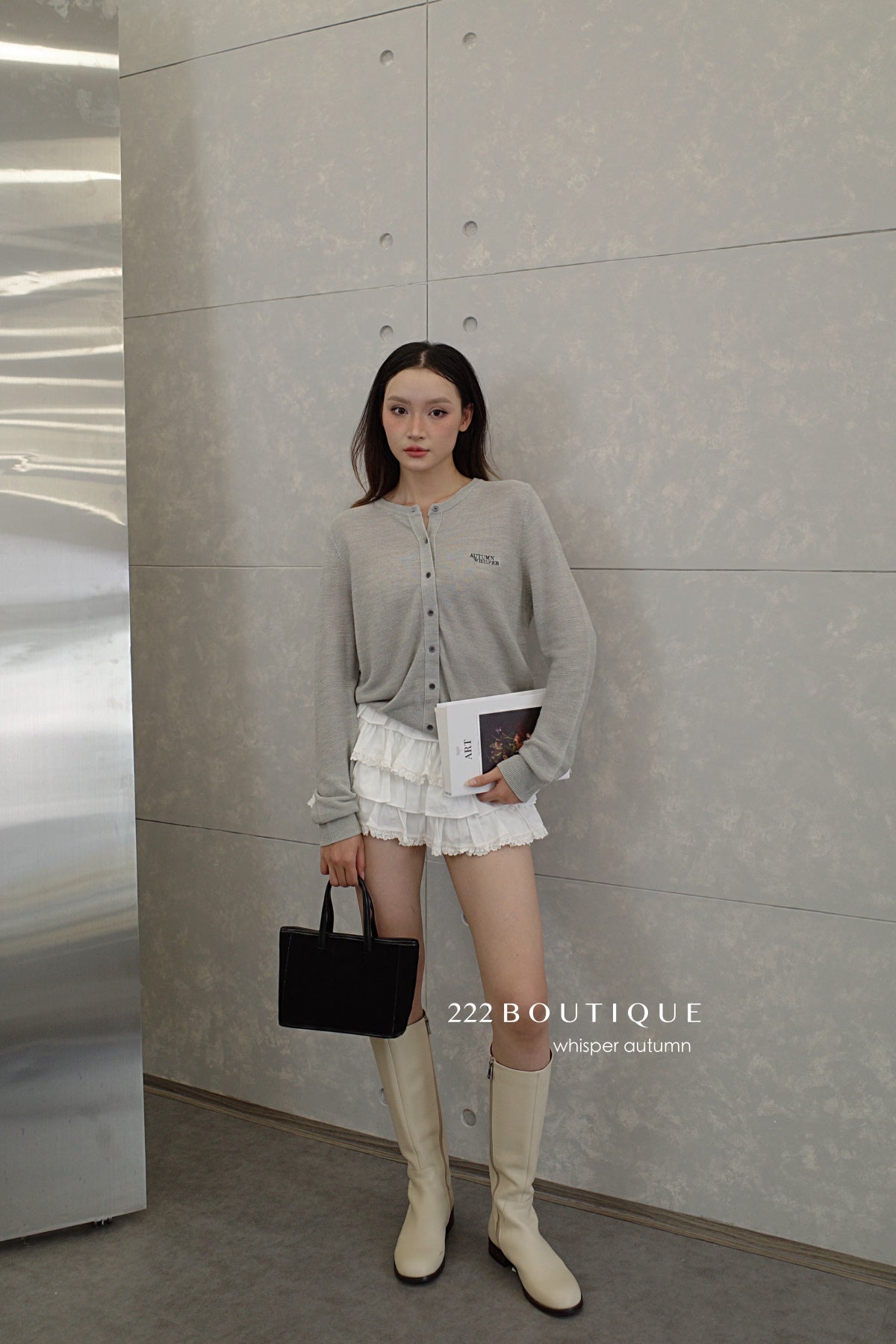 16a10 Basic Mongtoghi cashmere cardigan