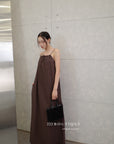 15v16 Textured pinafore dress with lace hem