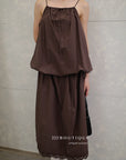 15v16 Textured pinafore dress with lace hem