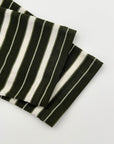 17a32 Striped polo shirt with notch collar