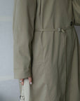 17a33 Trench coat with stand collar