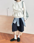 17a34 Basic crew-neck sweater