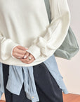 17a34 Basic crew-neck sweater