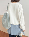 17a34 Basic crew-neck sweater