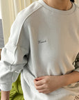17a34 Basic crew-neck sweater