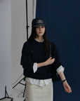 17a34 Basic crew-neck sweater