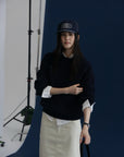 17a34 Basic crew-neck sweater