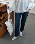 17q25 Basic baggy jeans