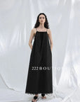 15v16 Lace-trim cami dress – soft, flowy, adjustable