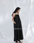 15v16 Lace-trim cami dress – soft, flowy, adjustable