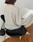 17a38 Whisper thin cashmere sweater
