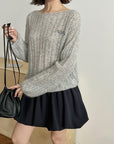 17a38 Whisper thin cashmere sweater