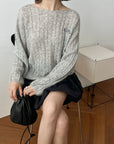 17a38 Whisper thin cashmere sweater