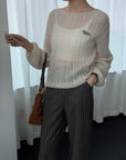 17a38 Whisper thin cashmere sweater