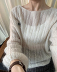 17a38 Whisper thin cashmere sweater