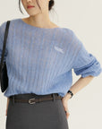 17a38 Whisper thin cashmere sweater